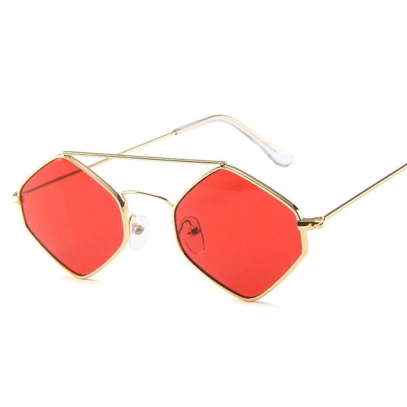 Lunettes de Soleil Élégantes en Métal pour Femmes
