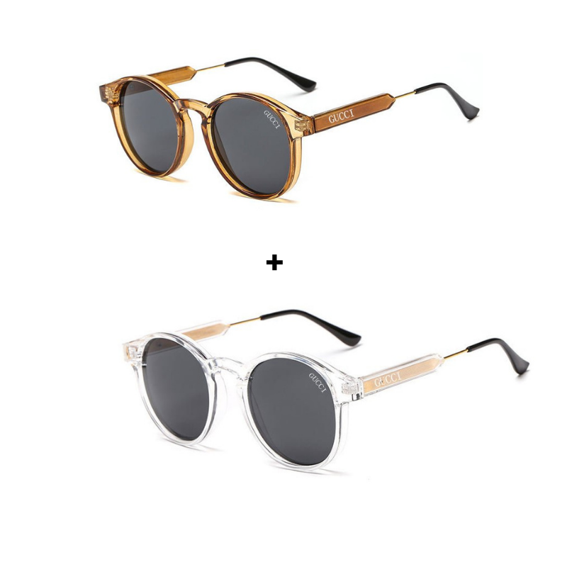 MARS NOIR - 2 Lunettes Unisexes - Gucci | Prada - Achetez 1 Obtenez 2