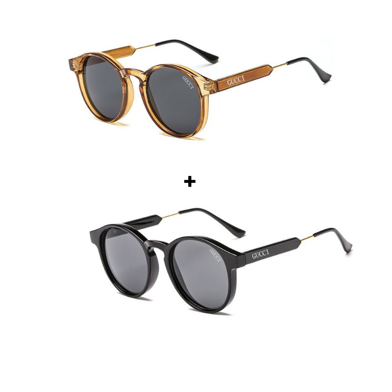 MARS NOIR - 2 Lunettes Unisexes - Gucci | Prada - Achetez 1 Obtenez 2