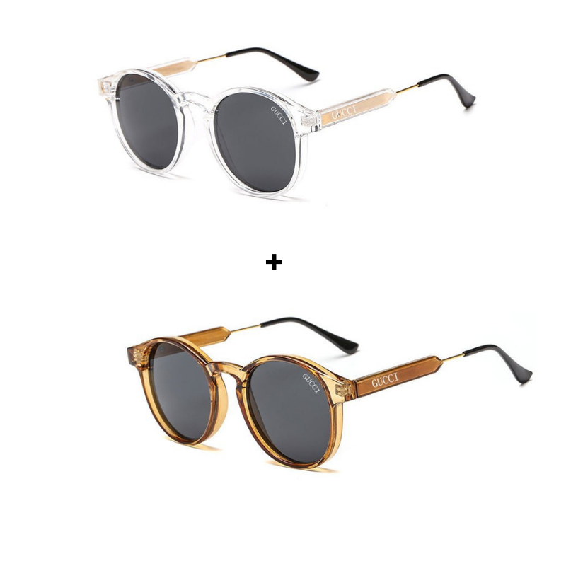 MARS NOIR - 2 Lunettes Unisexes - Gucci | Prada - Achetez 1 Obtenez 2