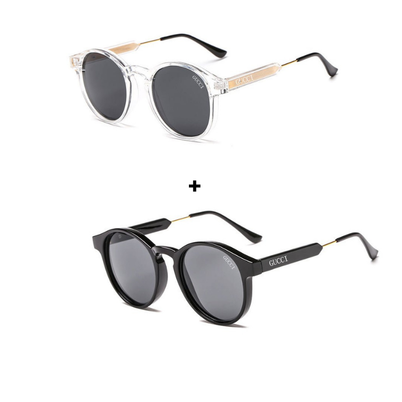 MARS NOIR - 2 Lunettes Unisexes - Gucci | Prada - Achetez 1 Obtenez 2