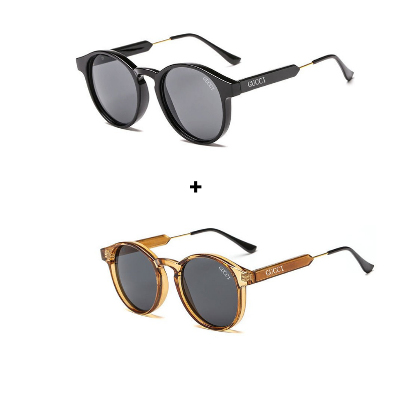MARS NOIR - 2 Lunettes Unisexes - Gucci | Prada - Achetez 1 Obtenez 2