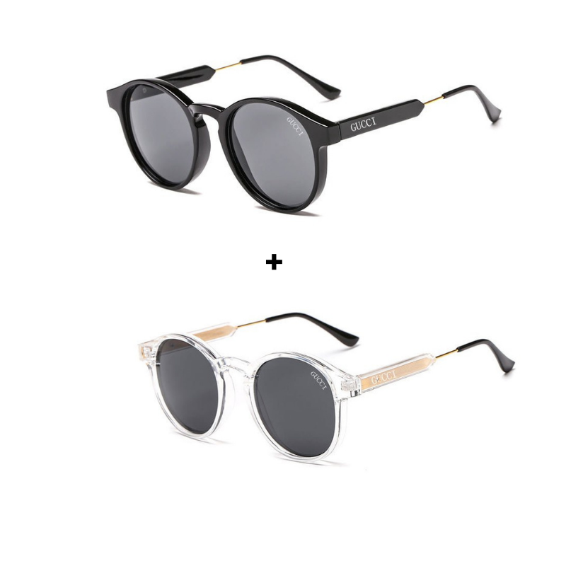MARS NOIR - 2 Lunettes Unisexes - Gucci | Prada - Achetez 1 Obtenez 2