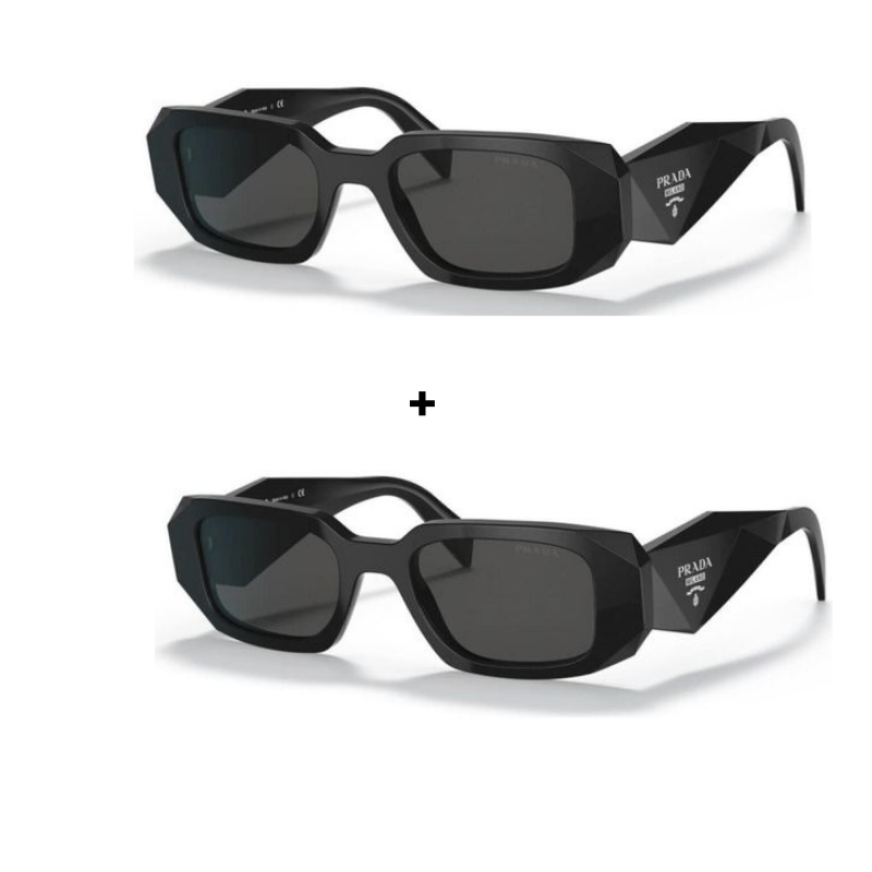MARS NOIR - 2 Lunettes Unisexes - Gucci | Prada - Achetez 1 Obtenez 2