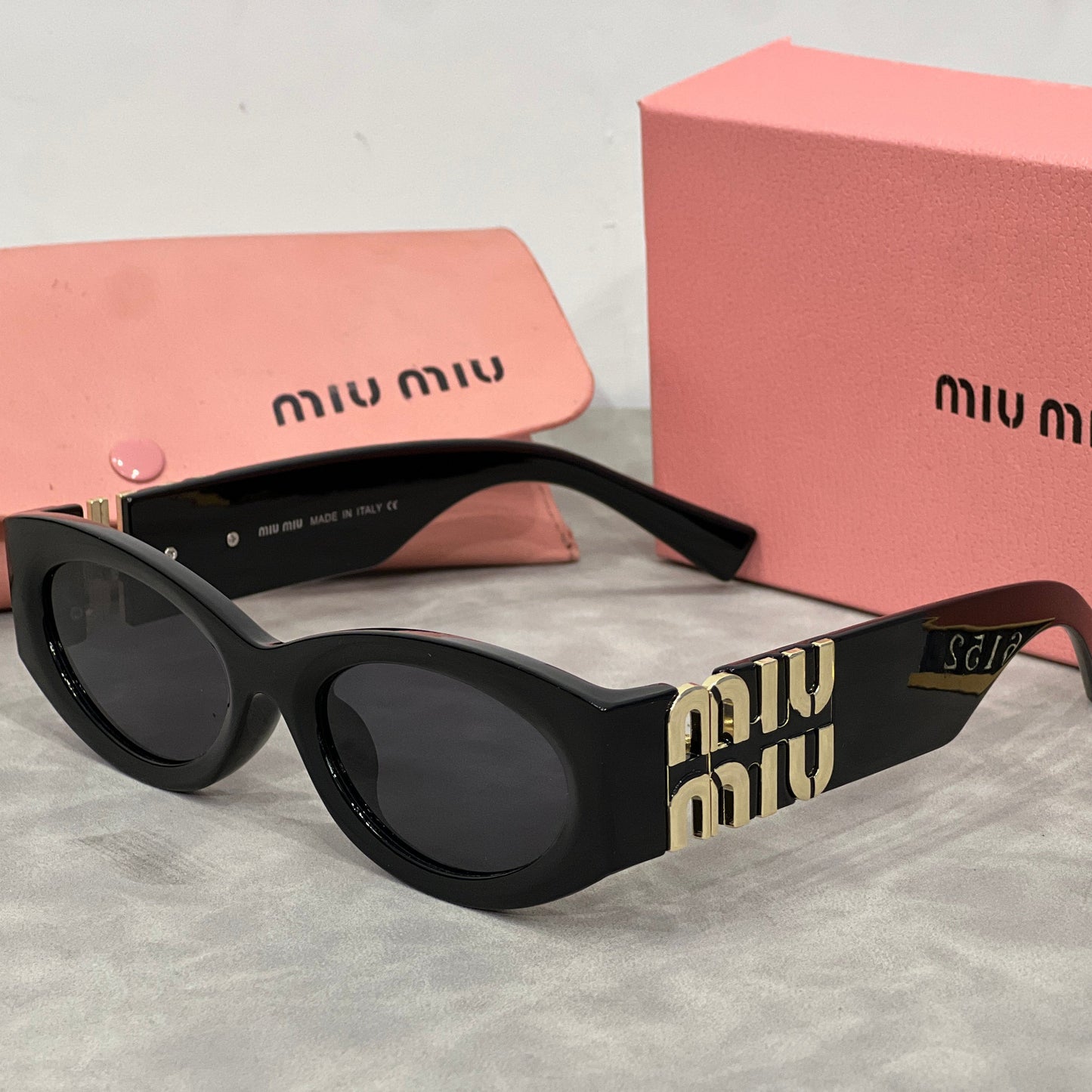 Lunettes de Soleil MM Cat Eye avec Logo