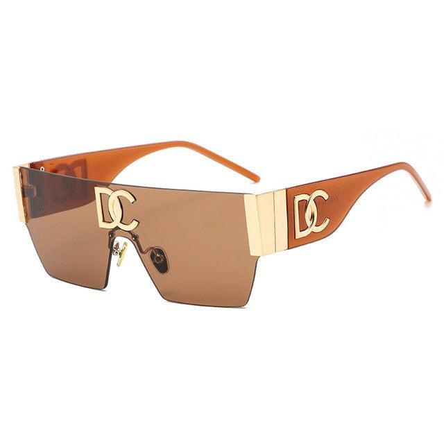 Lunettes de Soleil Carrées de Luxe pour Femmes