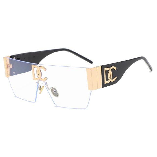 Lunettes de Soleil Carrées de Luxe pour Femmes