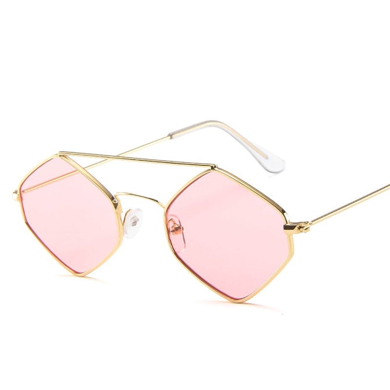 Lunettes de Soleil Élégantes en Métal pour Femmes