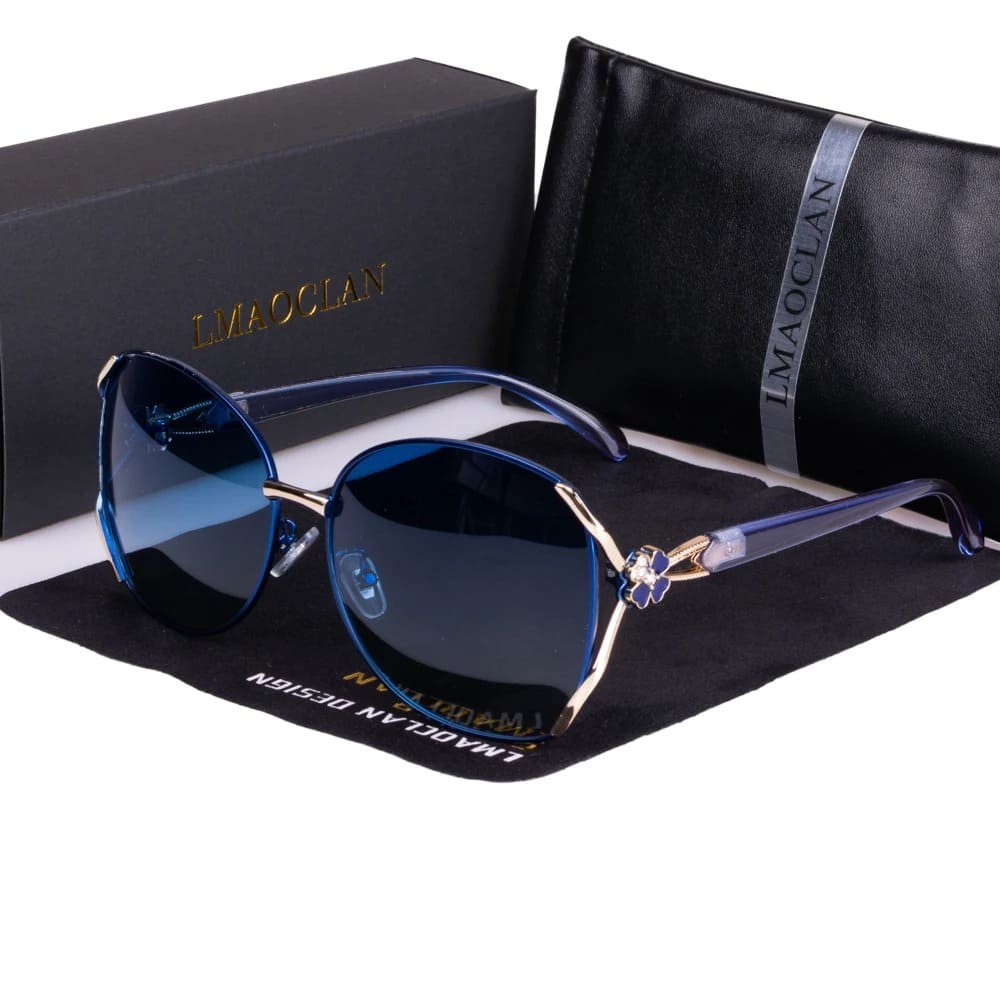 Lunettes de Soleil Polarisées de Luxe pour Femmes - Designer